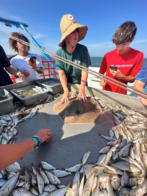 Marine biology students on field visit